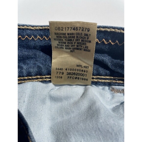 Levi’s 515 Bermuda Jean Shorts Women’s 8 Dark Wash Mid Rise Summer Denim - Picture 4 of 9